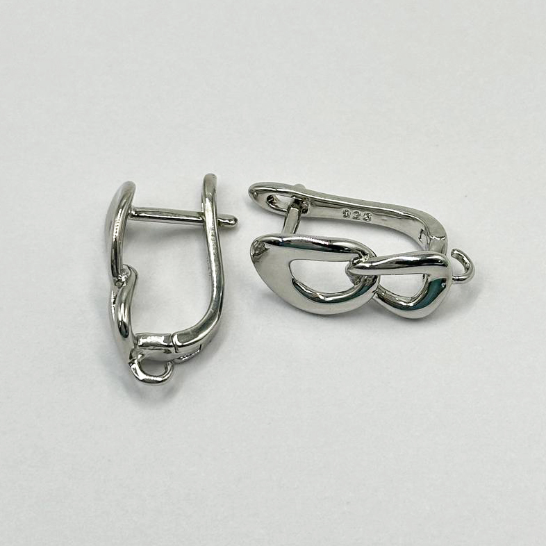 Швензы размер 18,4*8,3мм цвет серебро