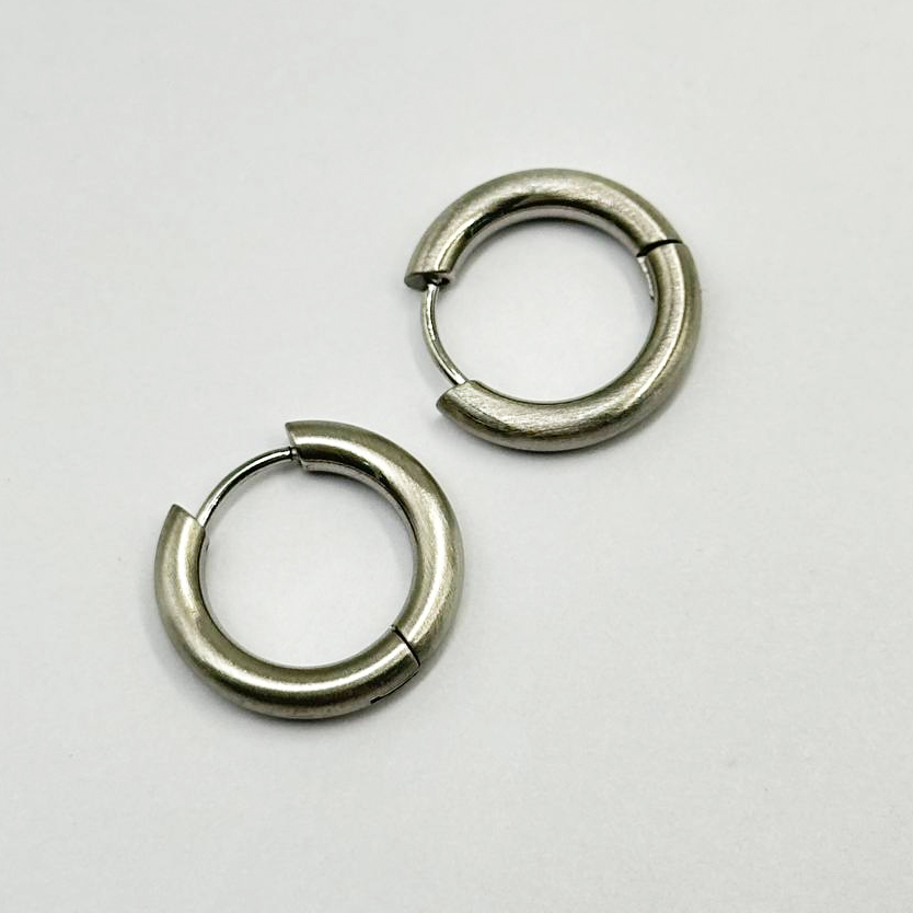 Швензы матовые размер 18мм*3мм цвет серебро