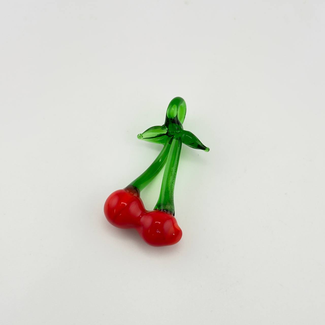 Подвеска вишня 20*40мм материал стекло